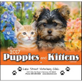 Puppies & Kittens Stapled Calendar
